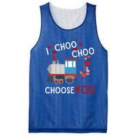 I Choo Choo Choose You Valentines Day Train Gift Mesh Reversible Basketball Jersey Tank