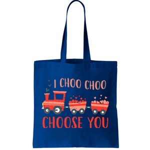 I Choo Choo Choose You Valentines Day Train Gift Tote Bag