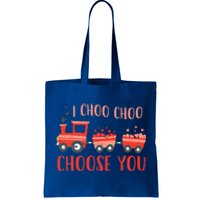 I Choo Choo Choose You Valentines Day Train Gift Tote Bag