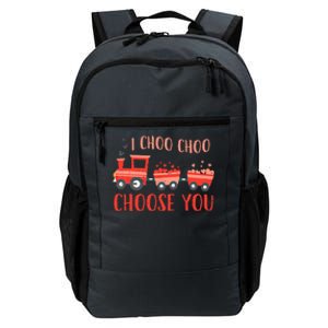 I Choo Choo Choose You Valentines Day Train Gift Daily Commute Backpack