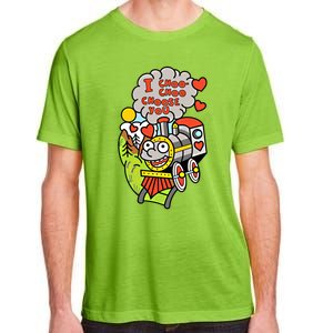 I Choo Choo Choose You Valentines Day Train Gift Adult ChromaSoft Performance T-Shirt