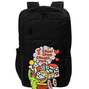 I Choo Choo Choose You Valentines Day Train Gift Impact Tech Backpack