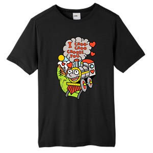 I Choo Choo Choose You Valentines Day Train Gift Tall Fusion ChromaSoft Performance T-Shirt