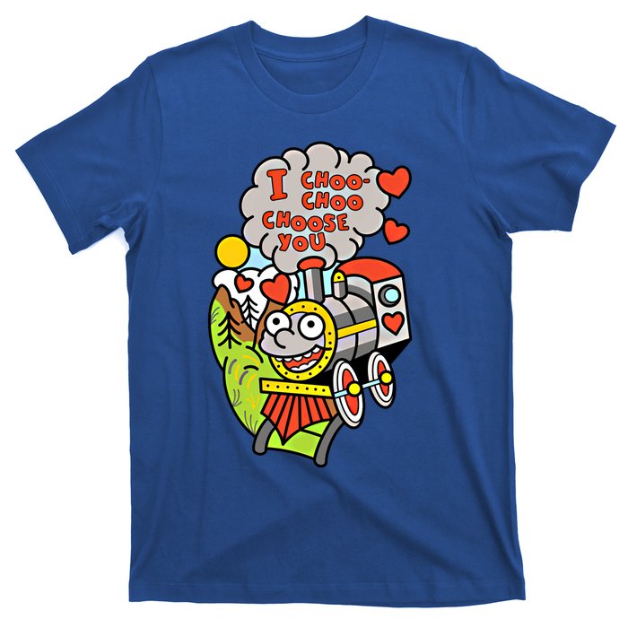 I Choo Choo Choose You Valentines Day Train Gift T-Shirt