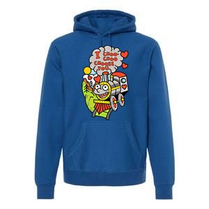 I Choo Choo Choose You Valentines Day Train Gift Premium Hoodie