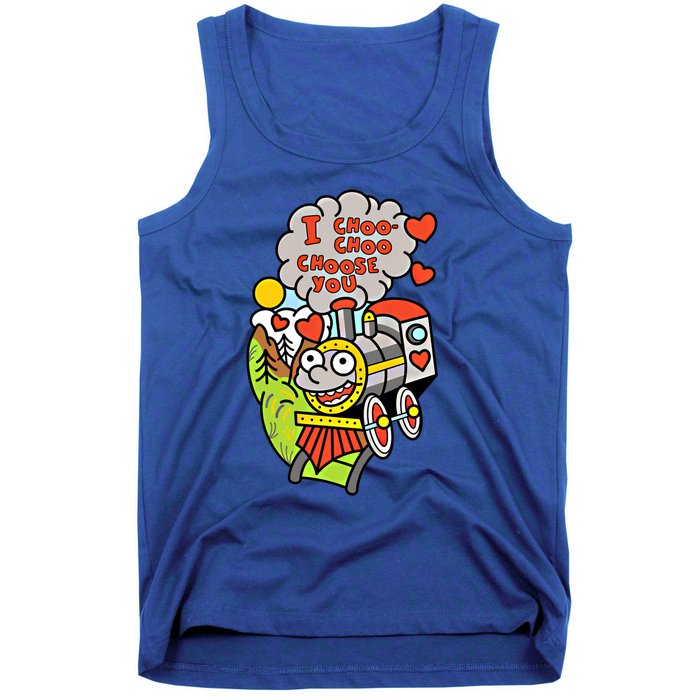 I Choo Choo Choose You Valentines Day Train Gift Tank Top