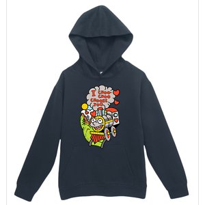 I Choo Choo Choose You Valentines Day Train Gift Urban Pullover Hoodie