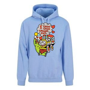 I Choo Choo Choose You Valentines Day Train Gift Unisex Surf Hoodie