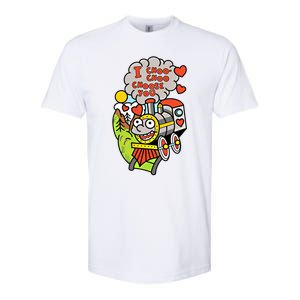 I Choo Choo Choose You Valentines Day Train Gift Softstyle CVC T-Shirt