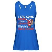 I Can Come Down Your Chimney Dirty Santa Claus Jokes Xmas Pj Gift Ladies Essential Flowy Tank