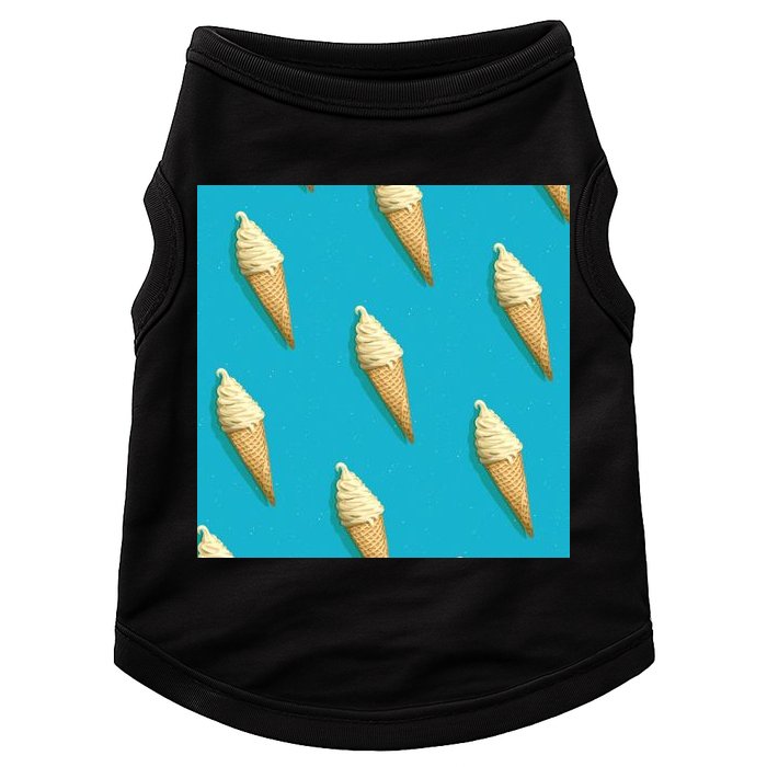 Ice Cream Cone Pattern Doggie Tank
