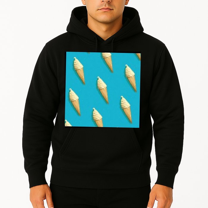 Ice Cream Cone Pattern Hoodie