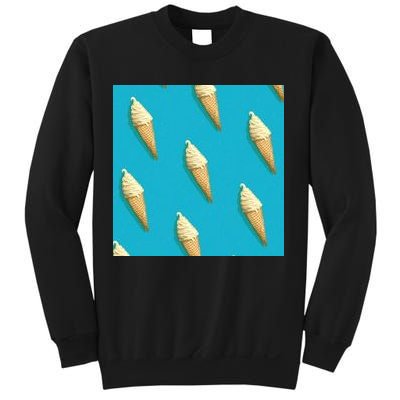 Ice Cream Cone Pattern Sweatshirt