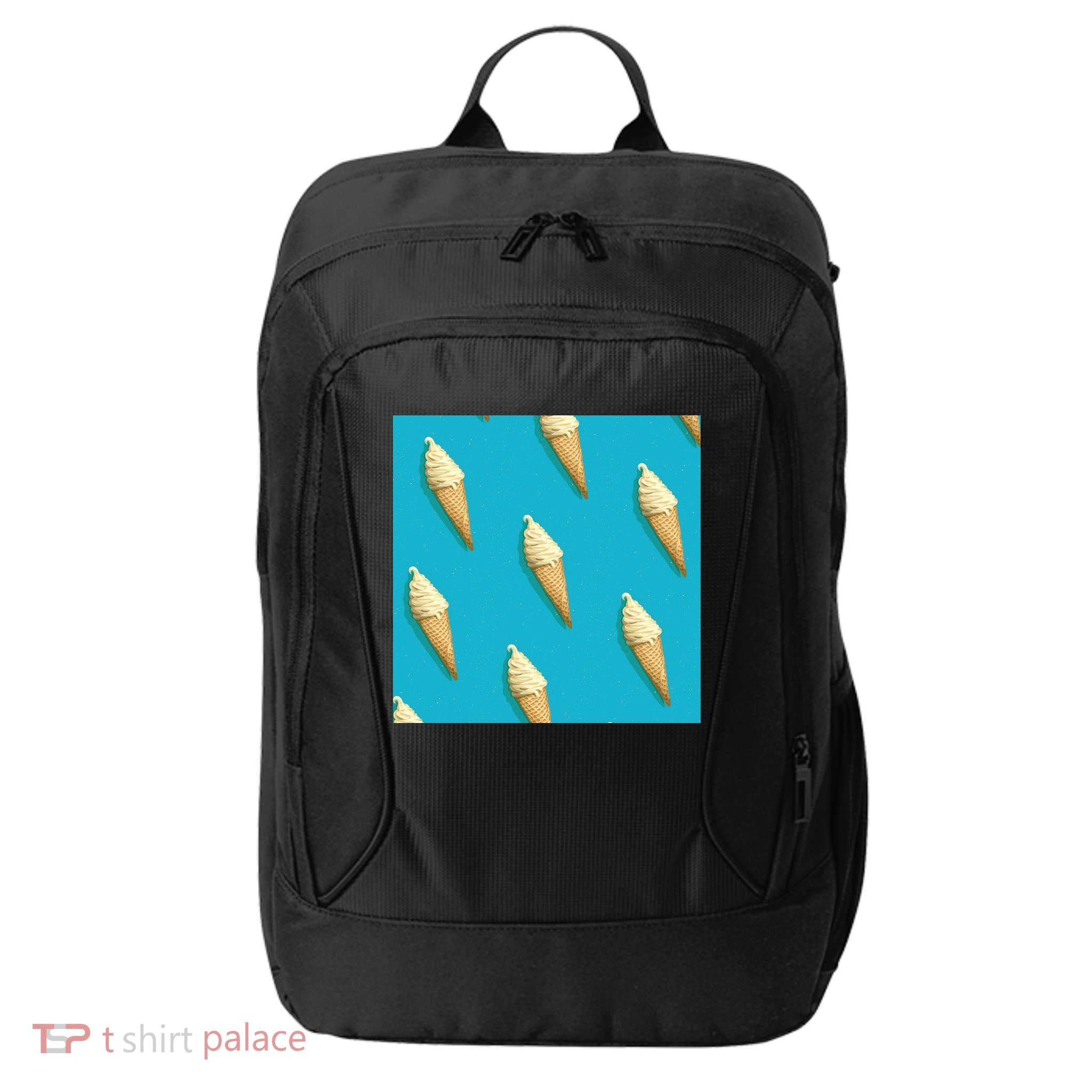 Ice Cream Cone Pattern City Backpack