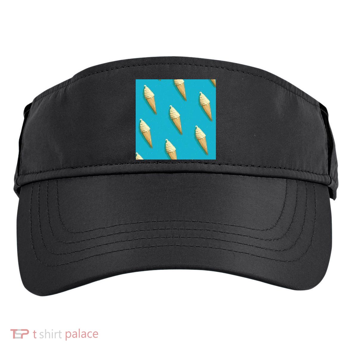 Ice Cream Cone Pattern Adult Drive Performance Visor