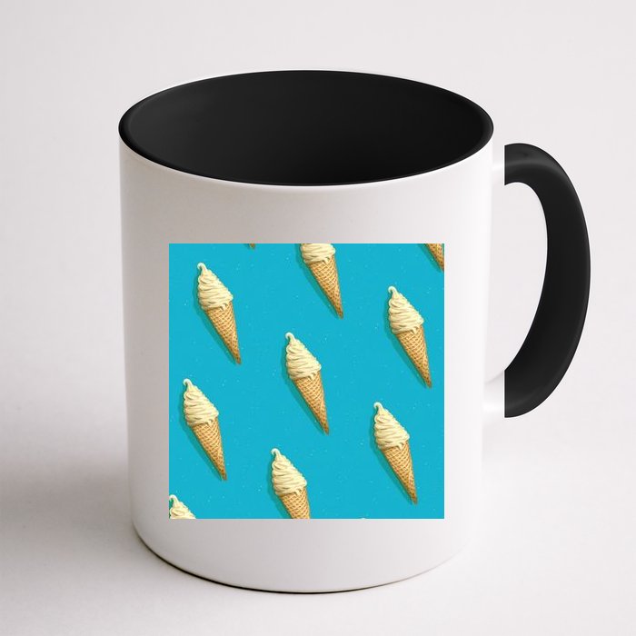 Ice Cream Cone Pattern Mug
