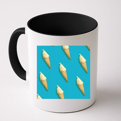 Ice Cream Cone Pattern Mug