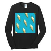 Ice Cream Cone Pattern Tall Long Sleeve T-Shirt