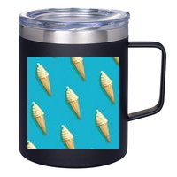 Ice Cream Cone Pattern 12oz Stainless Steel Coffee Mug