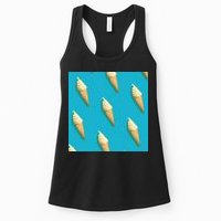 Ice Cream Cone Pattern Womens Tank Top