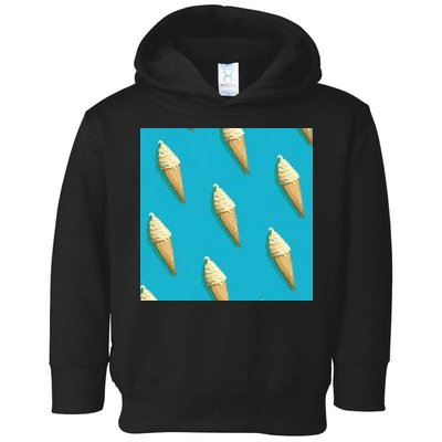 Ice Cream Cone Pattern Toddler Hoodie