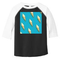 Ice Cream Cone Pattern Toddler Fine Jersey T-Shirt