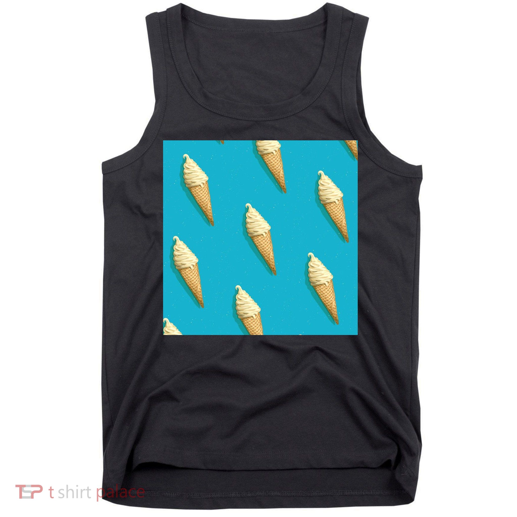 Ice Cream Cone Pattern Tank Top