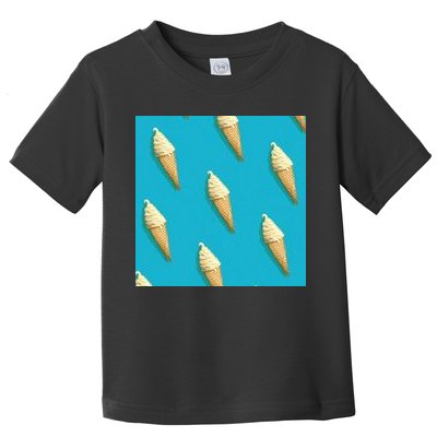 Ice Cream Cone Pattern Toddler T-Shirt