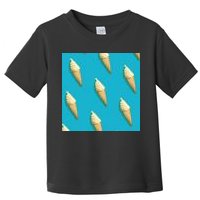 Ice Cream Cone Pattern Toddler T-Shirt