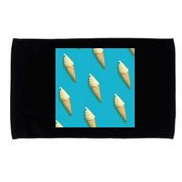 Ice Cream Cone Pattern Microfiber Hand Towel