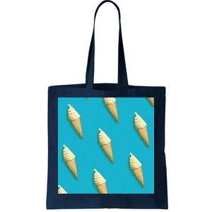 Ice Cream Cone Pattern Tote Bag