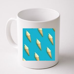 Ice Cream Cone Pattern Coffee Mug