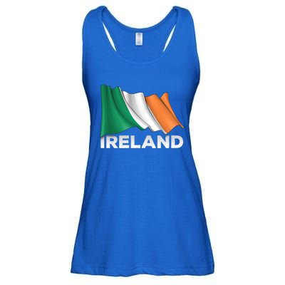 Ireland Country Cool Gift Waving Irish Flag Great Gift Ladies Essential Flowy Tank