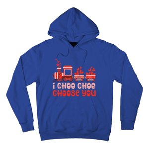 I Choo Choo Choose You Valentines Day Train Gift Hoodie