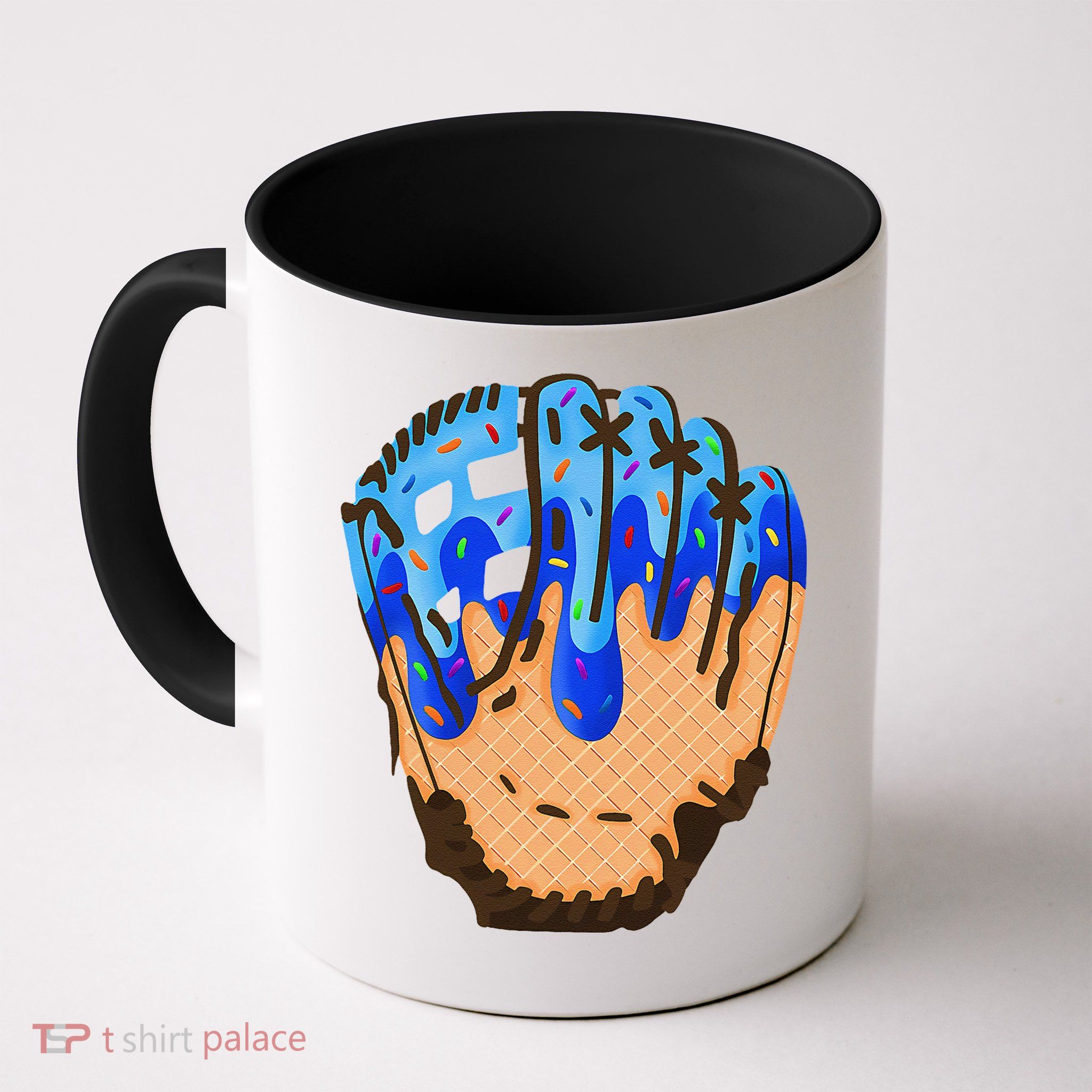 Ice Cream Cone Baseball Glove Drip Mug
