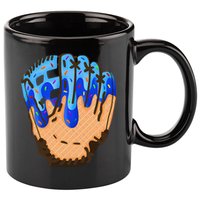 Ice Cream Cone Baseball Glove Drip 11oz C Handle Ceramic Mug