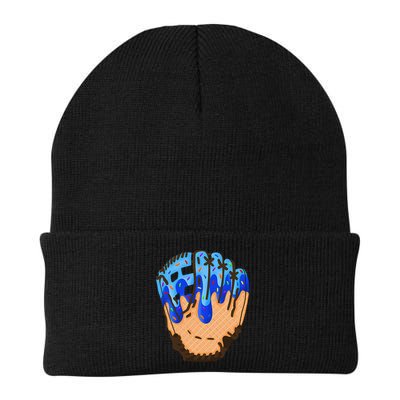 Ice Cream Cone Baseball Glove Drip Beanie