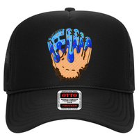 Ice Cream Cone Baseball Glove Drip Trucker Hat