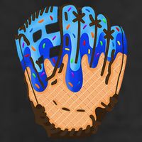 Ice Cream Cone Baseball Glove Drip Trucker Hat