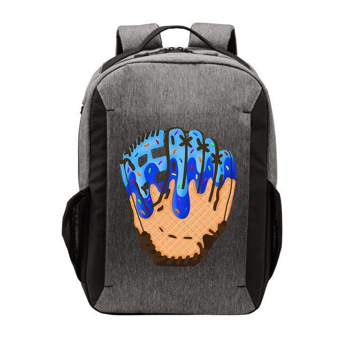 Ice Cream Cone Baseball Glove Drip Vector Backpack