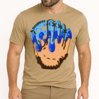 Ice Cream Cone Baseball Glove Drip Cooling Performance Crew T-Shirt