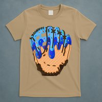 Ice Cream Cone Baseball Glove Drip T-Shirt