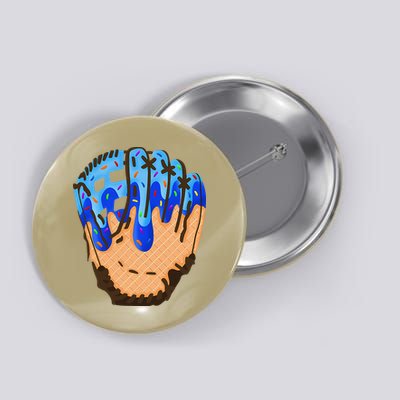 Ice Cream Cone Baseball Glove Drip Button
