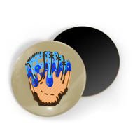 Ice Cream Cone Baseball Glove Drip Magnet