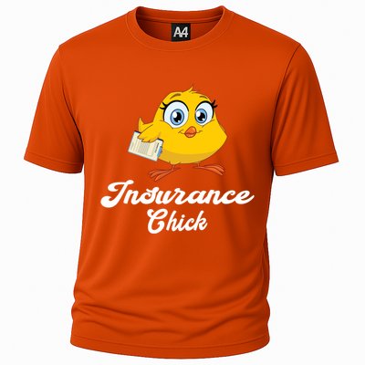 Insurance Chick Cute Gift Funny Insurance Agent Gift Cooling Performance Crew T-Shirt