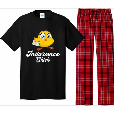 Insurance Chick Cute Gift Funny Insurance Agent Gift Pajama Set