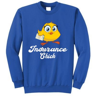 Insurance Chick Cute Gift Funny Insurance Agent Gift Sweatshirt