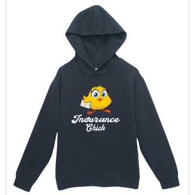 Insurance Chick Cute Gift Funny Insurance Agent Gift Urban Pullover Hoodie