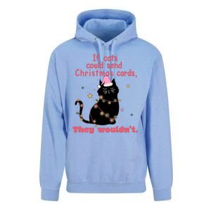 If Cats Could Send Christmas Cards They WouldnT Funny Cat Unisex Surf Hoodie