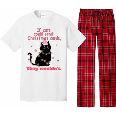 If Cats Could Send Christmas Cards They WouldnT Funny Cat Pajama Set